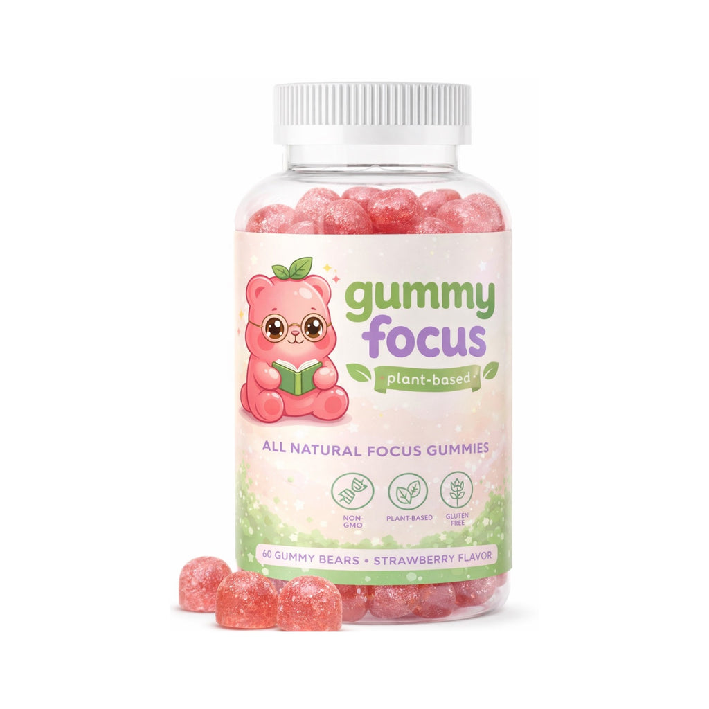 Gummy Focus™ — Strawberry Calm Focus Gummies